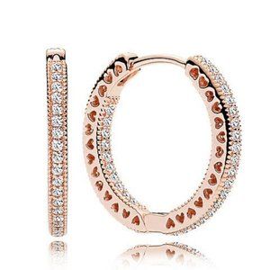 Pandora Hearts of Pandora Hoop Earrings